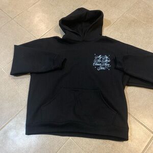 PacSun Black Hoodie with Blue Graphic
